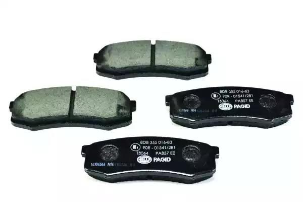 Гальмівні колодки дискові HELLA PAGID 8DB355016831 - zapix