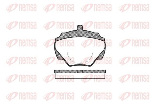 Гальмівні колодки дискові REMSA 022200 - zapix