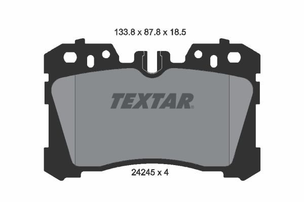 Гальмівні колодки дискові TEXTAR 2424501 - zapix