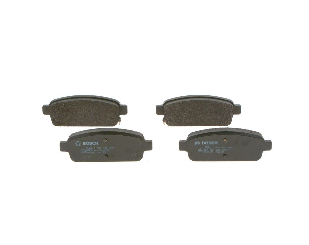 Гальмівні колодки дискові BOSCH 0986495259 - zapix