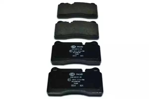 Гальмівні колодки дискові HELLA PAGID 8DB355011851 - zapix