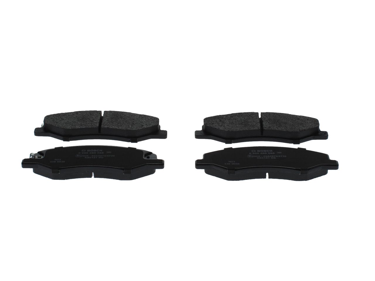 Гальмівні колодки дискові BOSCH 0986460068 - zapix