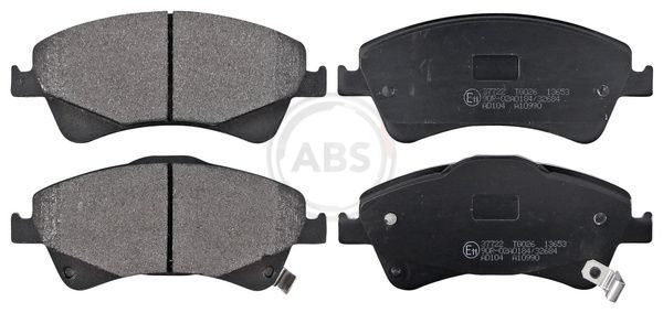 Тормозные колодки дисковые A.B.S. 37722