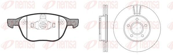 Гальмівні колодки дискові REMSA 8108200 - zapix