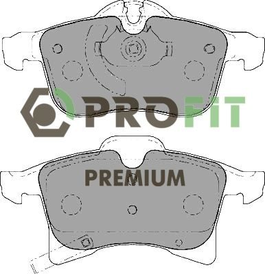 Гальмівні колодки дискові PROFIT 50051640 - zapix