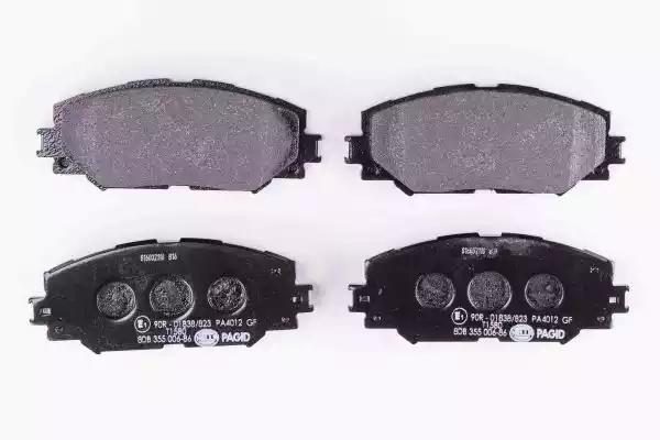 Гальмівні колодки дискові HELLA PAGID 8DB355006861 - zapix