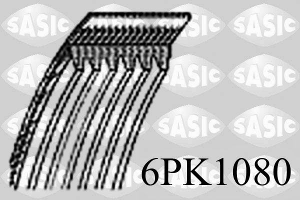 Поліклиновий ремінь SASIC 6PK1080 - zapix