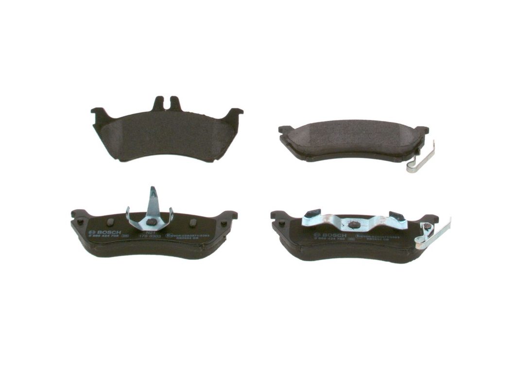 Гальмівні колодки дискові BOSCH 0986424708 - zapix