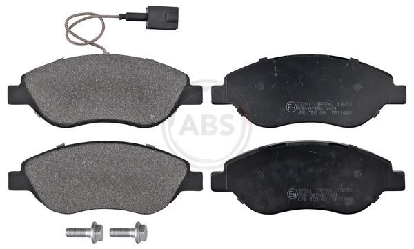 Гальмівні колодки дискові A.B.S. 37281 - zapix