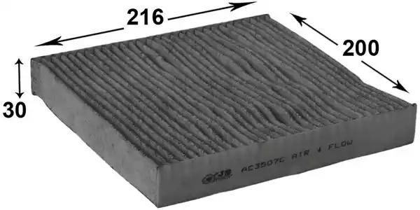 Фільтр салону JS ASAKASHI AC3507C - zapix