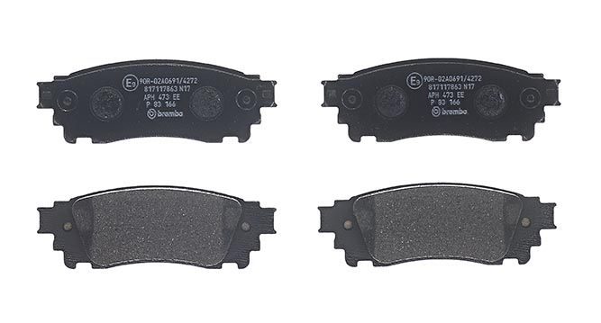 Гальмівні колодки дискові BREMBO P83166 - zapix