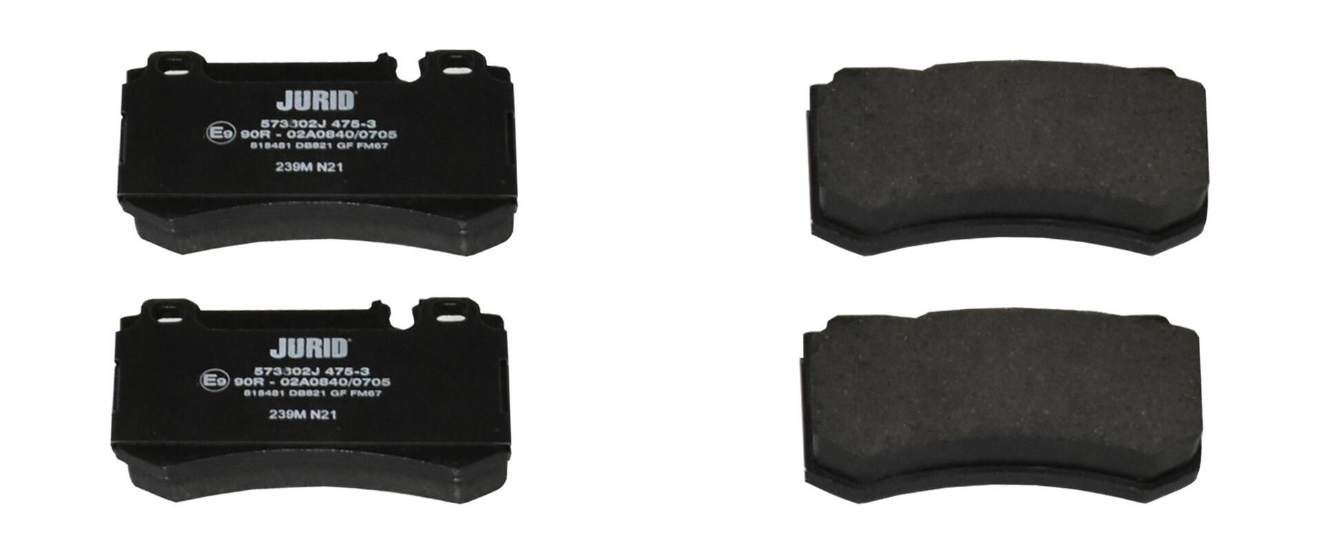 Гальмівні колодки дискові JURID 573302J - zapix