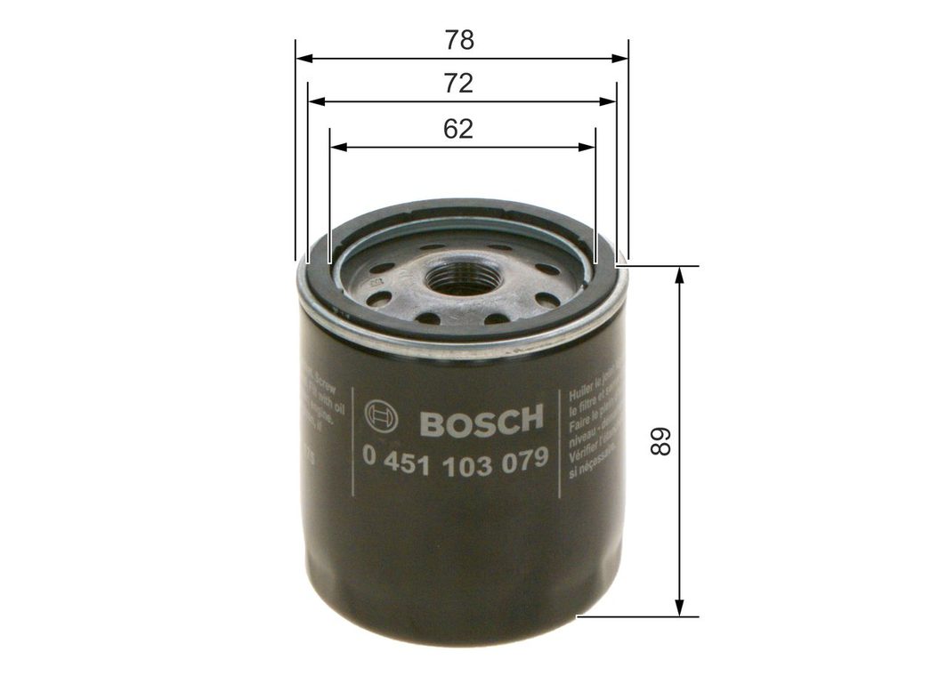 Оливний фільтр BOSCH 0451103079 - zapix
