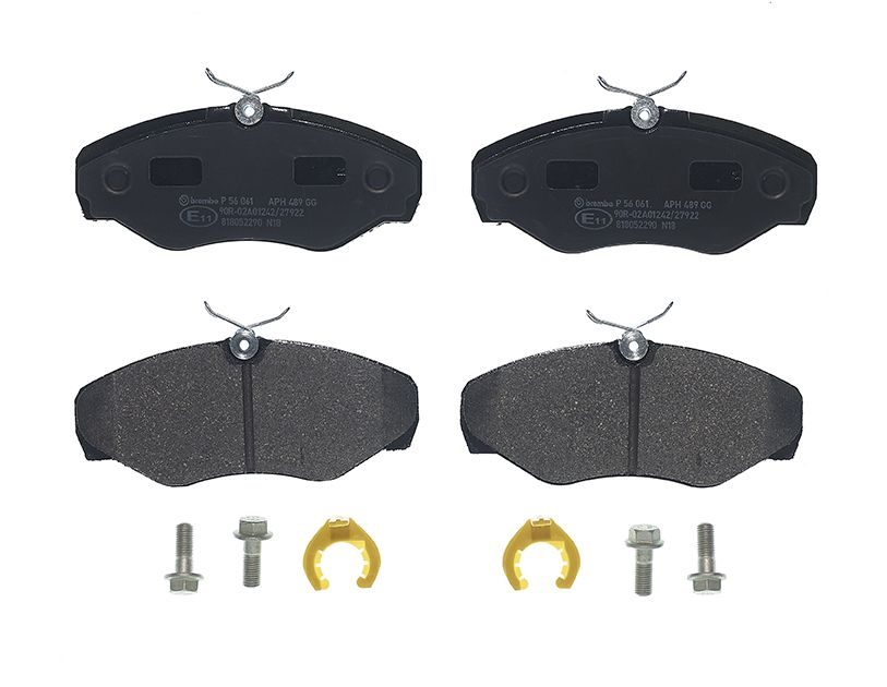 Гальмівні колодки дискові BREMBO P56061 - zapix