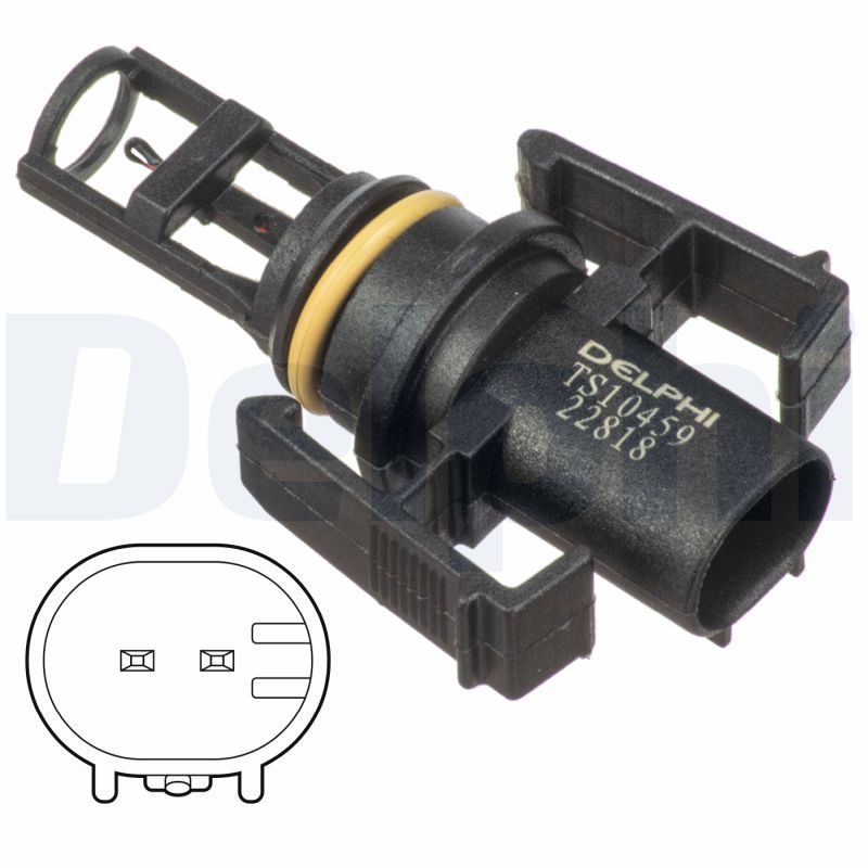 Датчик температури впускного повітря DELPHI TS10459 - zapix