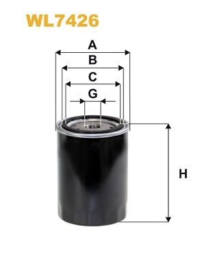 Оливний фільтр WIX FILTERS WL7426 - zapix