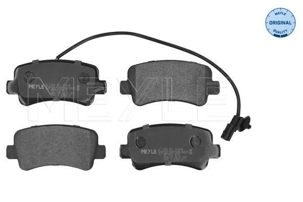 Гальмівні колодки дискові MEYLE 0252511218W - zapix