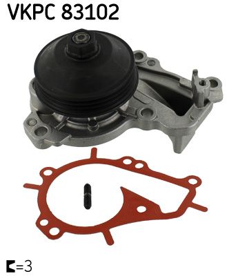 Помпа системи охолодження SKF VKPC83102 - zapix