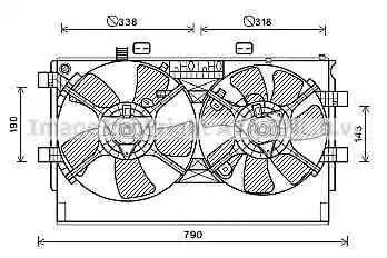 Вентилятор системи охолодження AVA QUALITY COOLING MT7530 - zapix