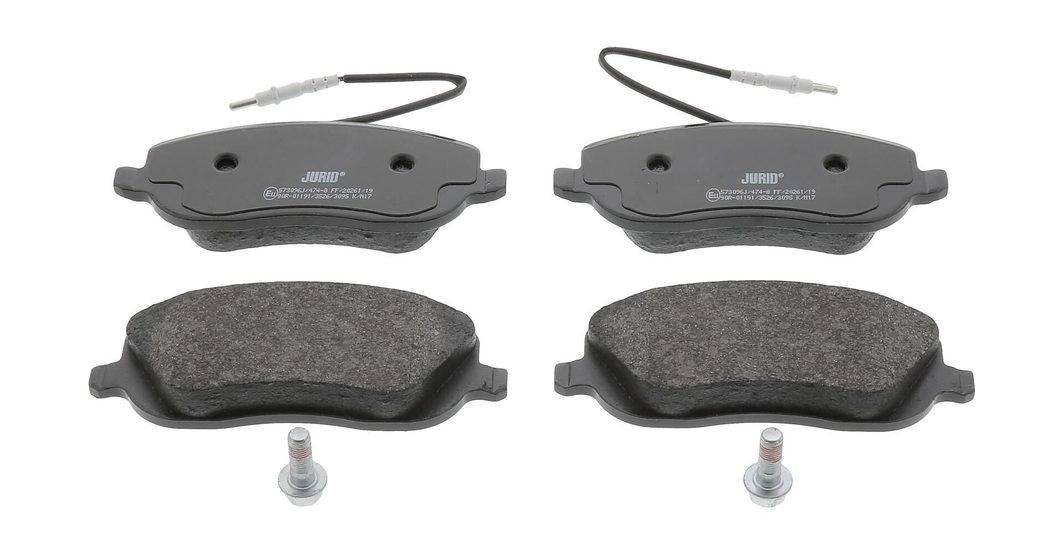 Гальмівні колодки дискові JURID 573096J - zapix