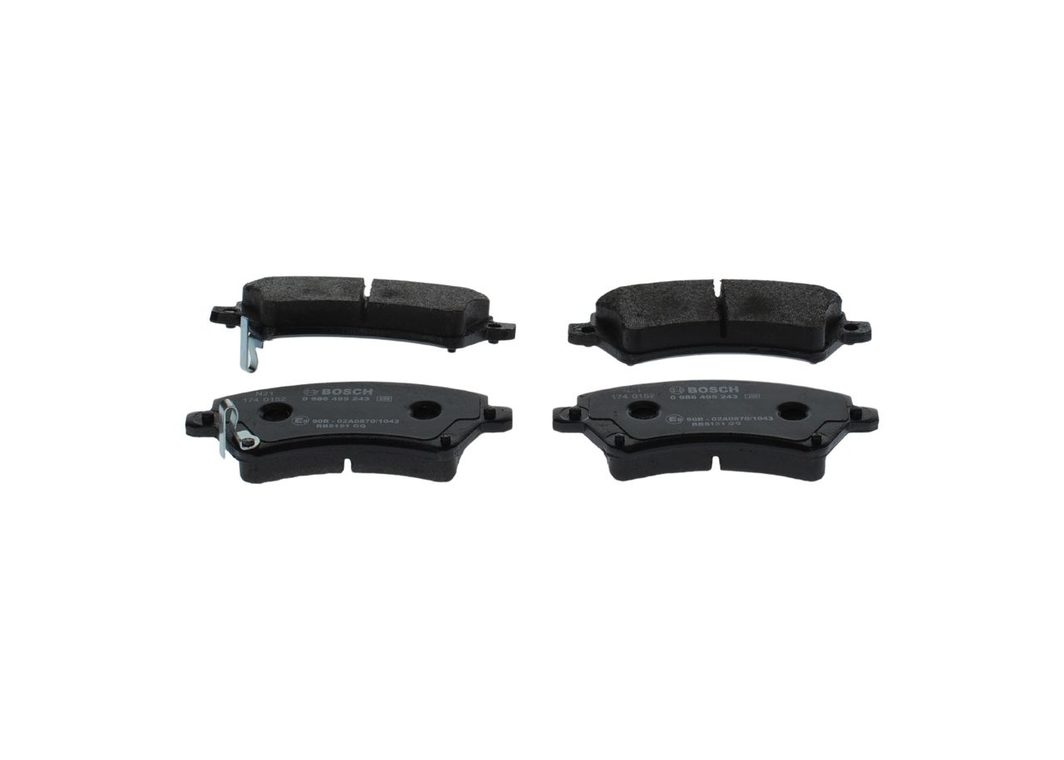 Гальмівні колодки дискові BOSCH 0986495243 - zapix