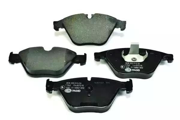 Гальмівні колодки дискові HELLA PAGID 8DB355015261 - zapix