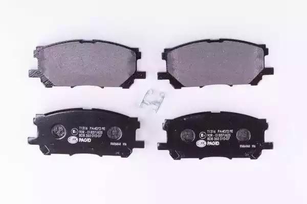 Гальмівні колодки дискові HELLA PAGID 8DB355010071 - zapix