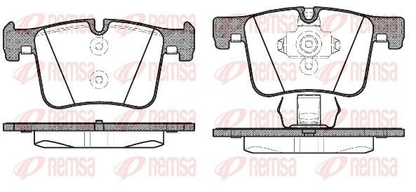 Гальмівні колодки дискові REMSA 145700 - zapix