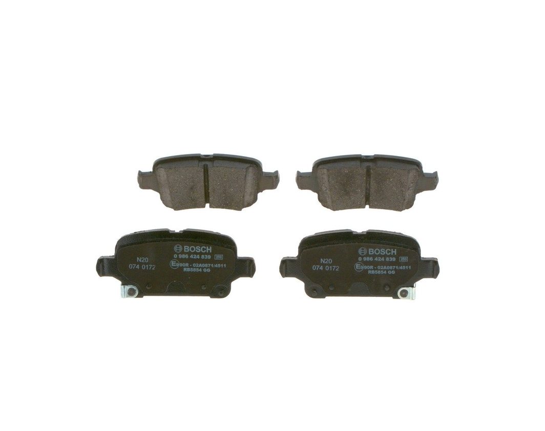Гальмівні колодки дискові BOSCH 0986424839 - zapix