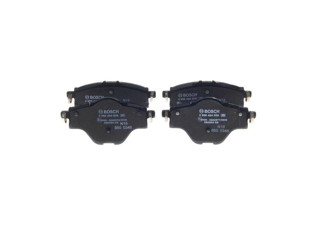 Гальмівні колодки дискові BOSCH 0986494805 - zapix