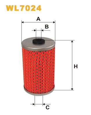 Оливний фільтр WIX FILTERS WL7024