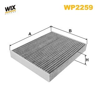 Фільтр салону WIX FILTERS WP2259 - zapix
