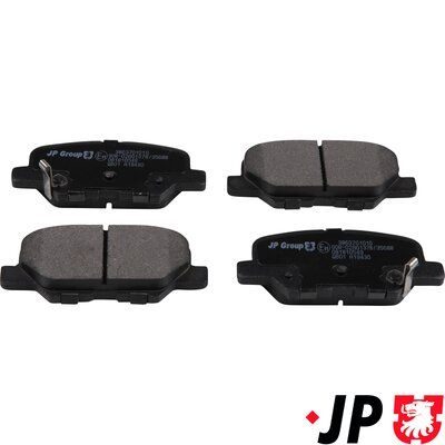 Гальмівні колодки дискові JP GROUP 3863701010 - zapix