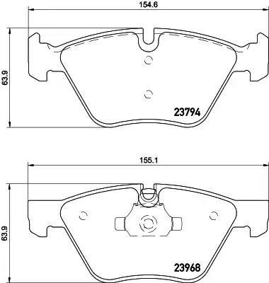 Гальмівні колодки дискові HELLA PAGID 8DB355011321 - zapix