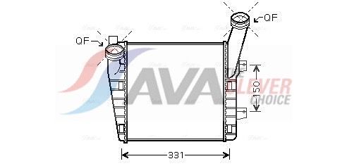Інтеркулер AVA QUALITY COOLING VNA4263 - zapix