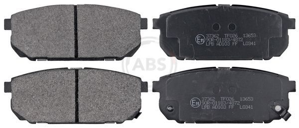 Гальмівні колодки дискові A.B.S. 37362 - zapix
