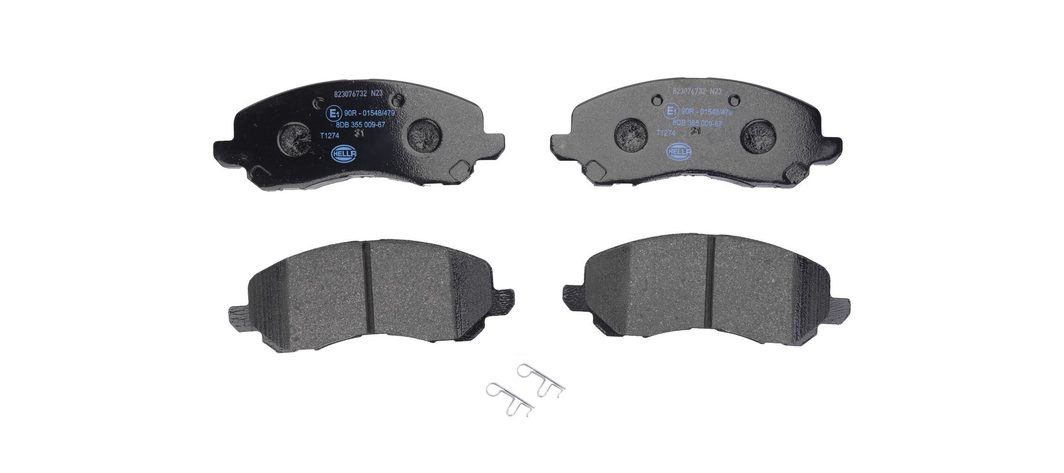 Гальмівні колодки дискові HELLA 8DB355009671 - zapix