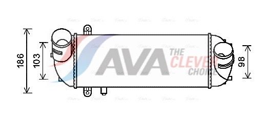 Інтеркулер AVA QUALITY COOLING KAA4212 - zapix