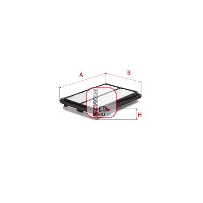 Повітряний фільтр SOFIMA S3D11A - zapix