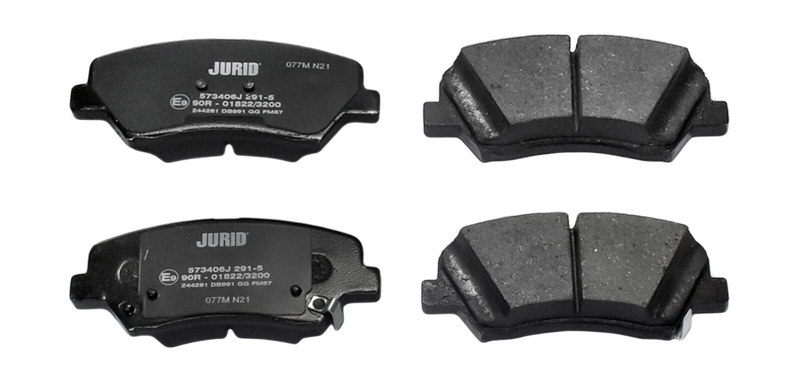Гальмівні колодки дискові JURID 573406J
