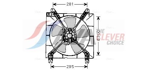 Вентилятор системи охолодження AVA QUALITY COOLING DW7507 - zapix