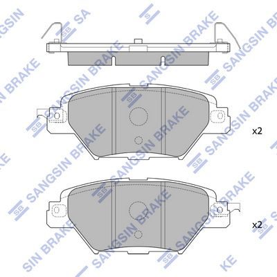 Гальмівні колодки дискові HI-Q SP4120 - zapix
