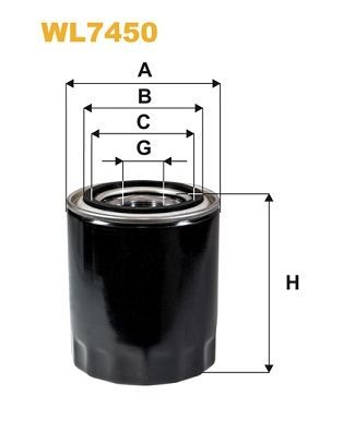Оливний фільтр WIX FILTERS WL7450 - zapix