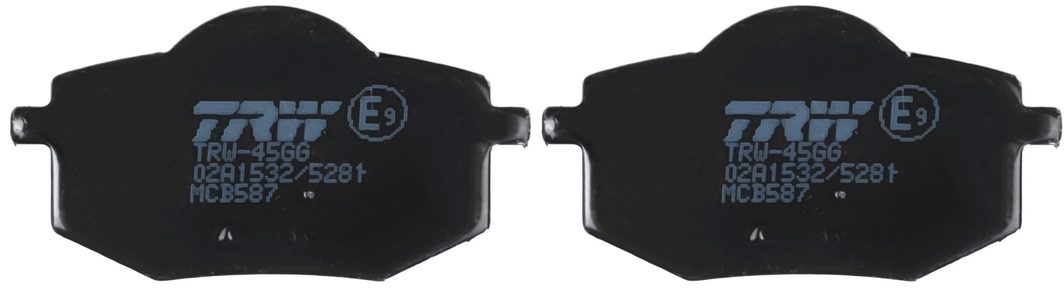 Гальмівні колодки дискові TRW MCB587 - zapix