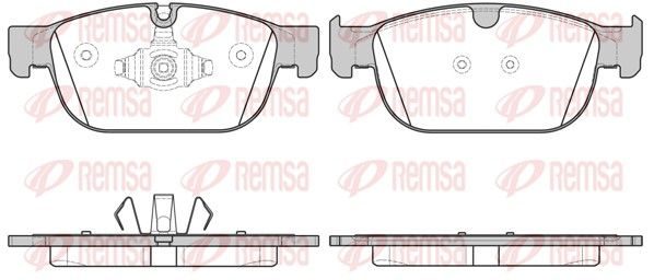 Гальмівні колодки дискові REMSA 169600 - zapix