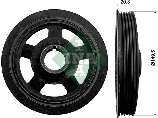 Шків колінвалу SCHAEFFLER INA 544009210 - zapix