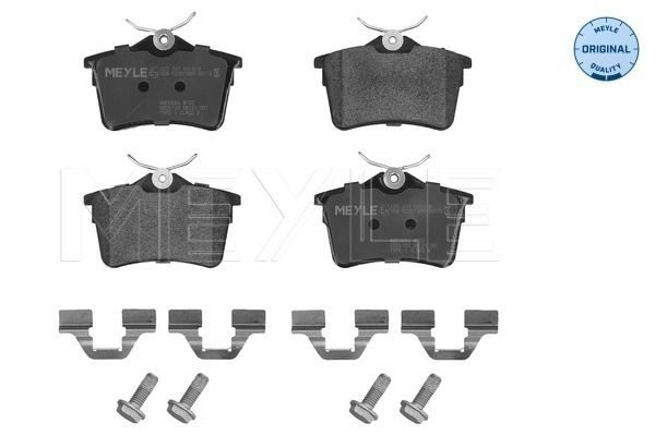 Гальмівні колодки дискові MEYLE 0252476516W - zapix