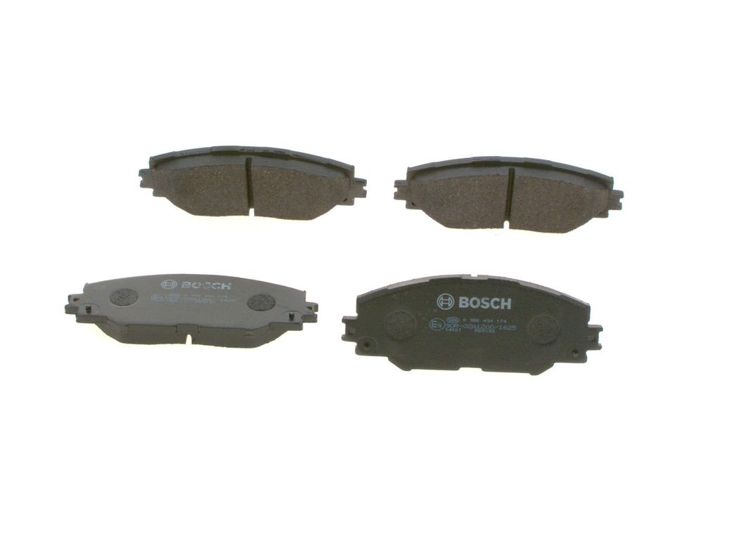 Гальмівні колодки дискові BOSCH 0986494174 - zapix