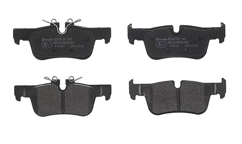 Гальмівні колодки дискові BREMBO P06094 - zapix