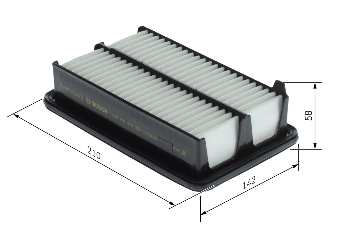 Повітряний фільтр BOSCH F026400879 - zapix